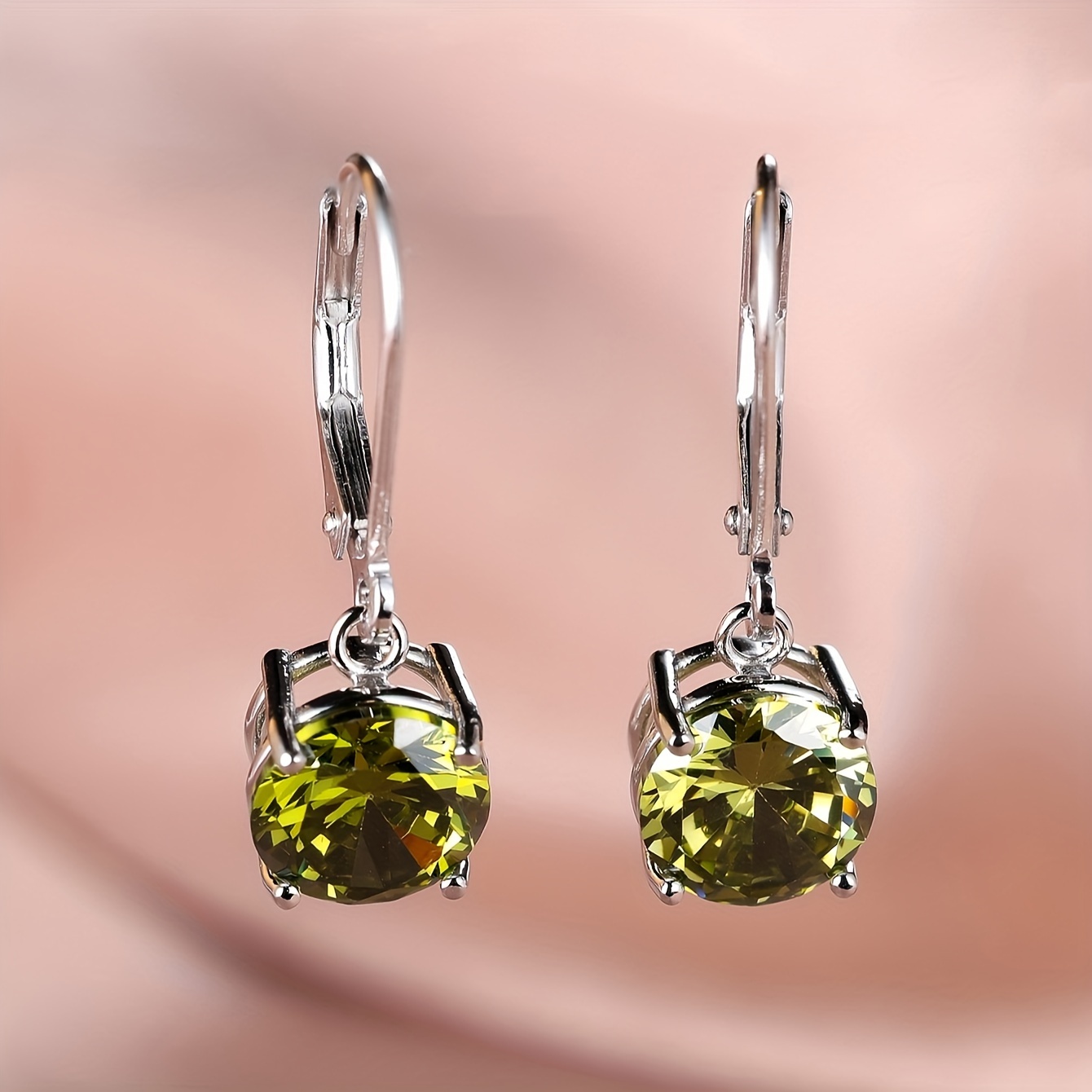 Sterling Silver CZ Dangle Earrings, Fashionable & Versatile Jewelry Gift